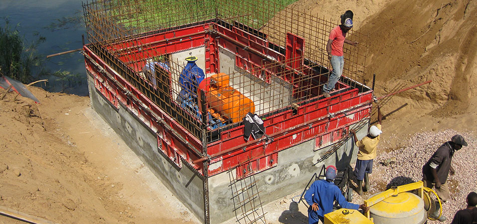 Bulk Water construction site