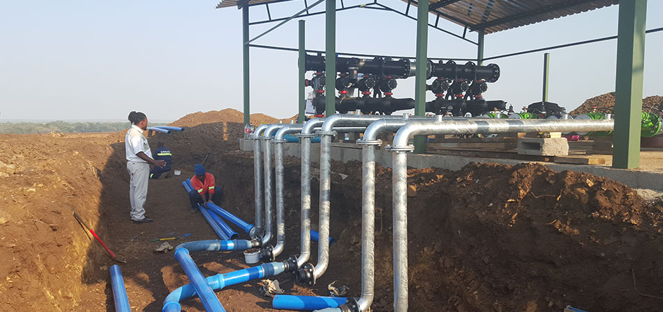 Bulk Water construction site